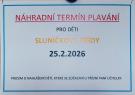 Náhradní termín plavání - Sluníčková třída 1